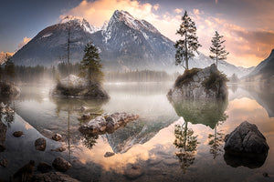 Sunset at the Hintersee