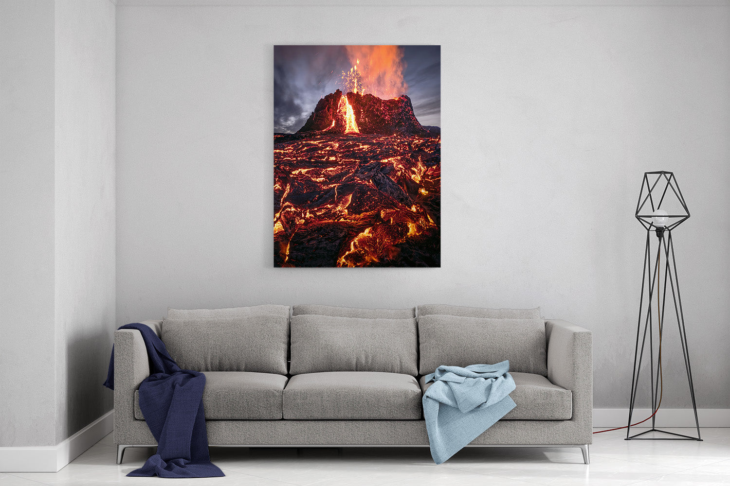 In the heart of the volcano